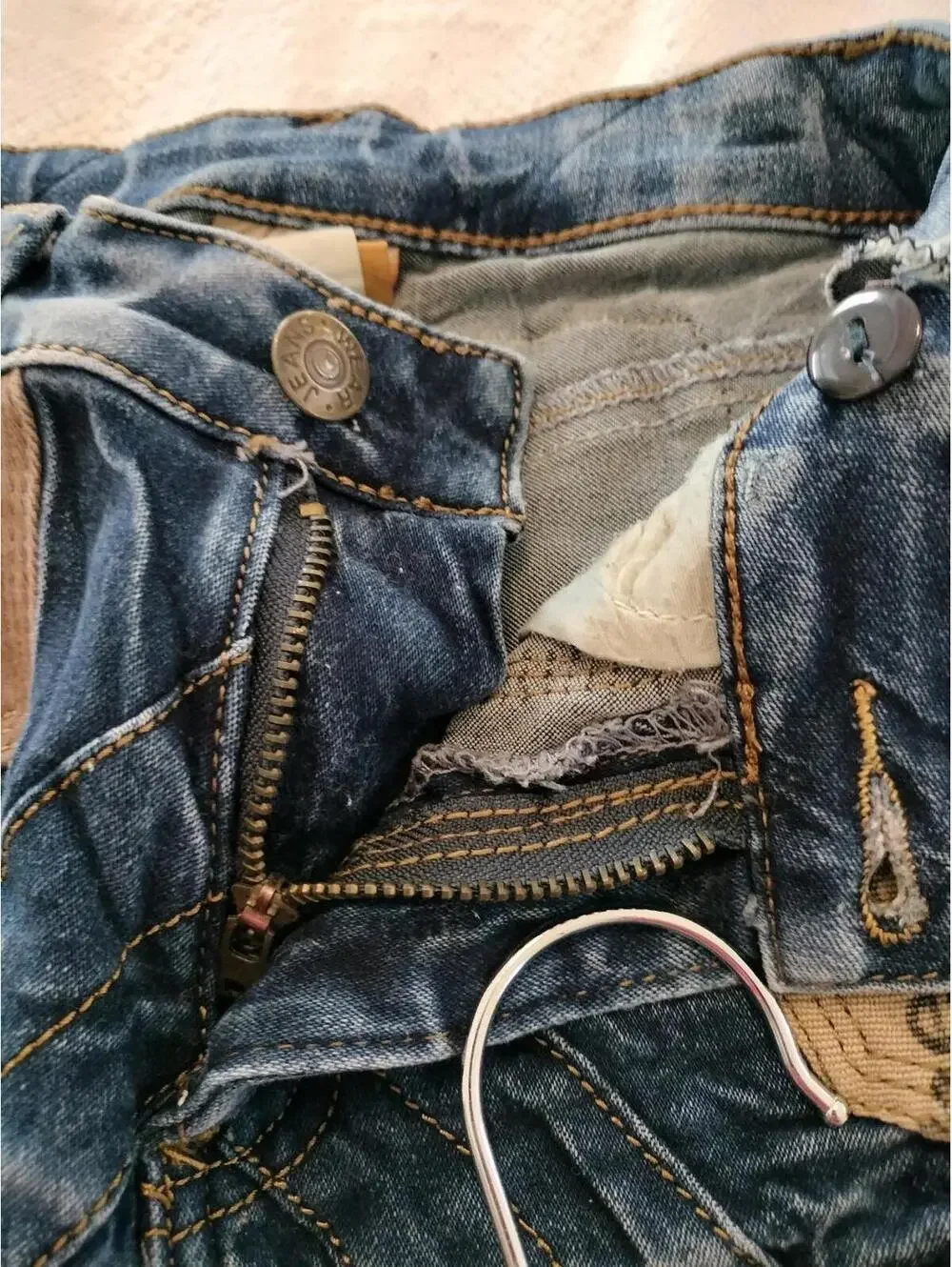 Rocking Style Toddler Boys Patchwork Distressed Moto Jeans 4T Sloth Just Hanging